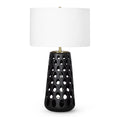 Kelvin Ceramic Table Lamp | Black