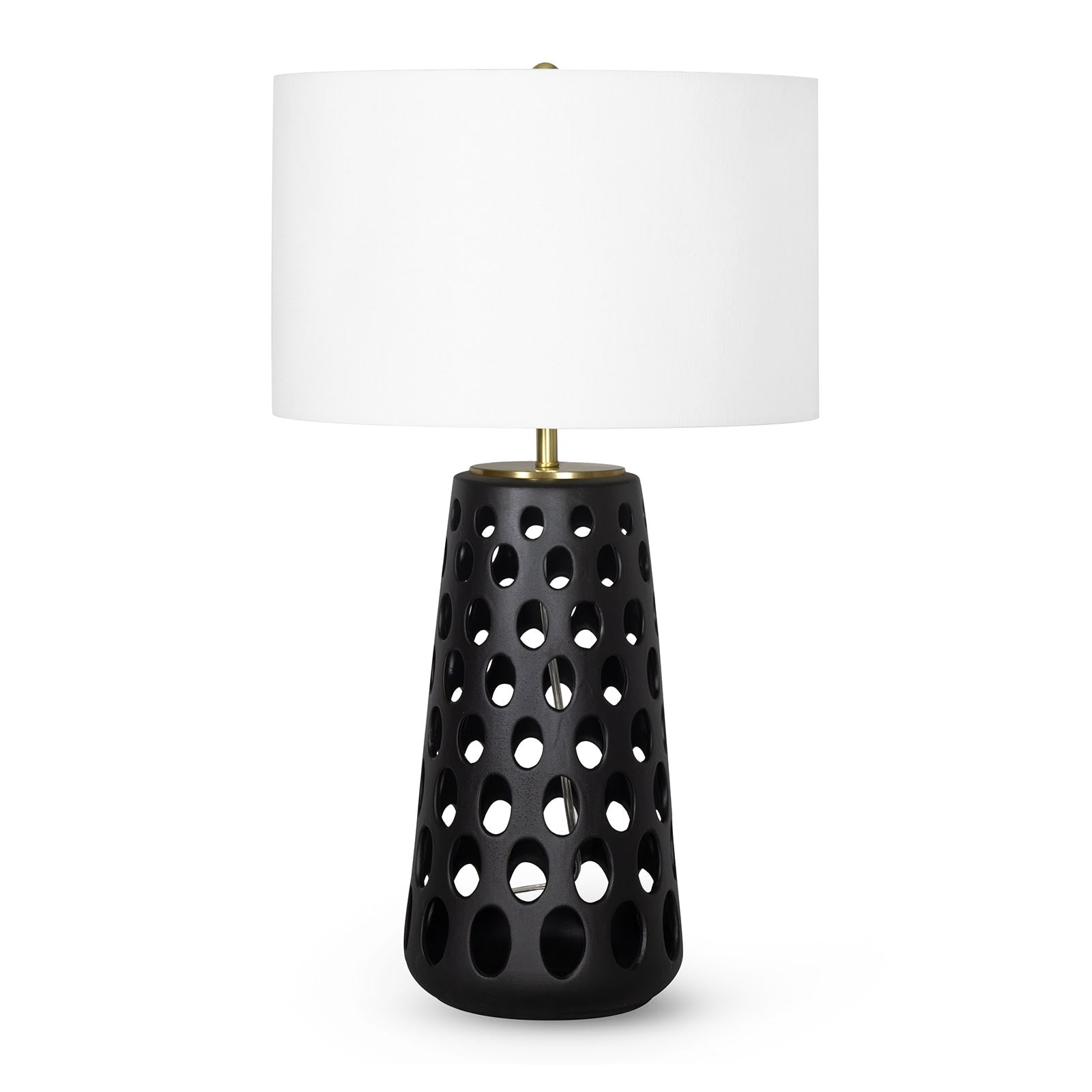 Kelvin Ceramic Table Lamp | Black