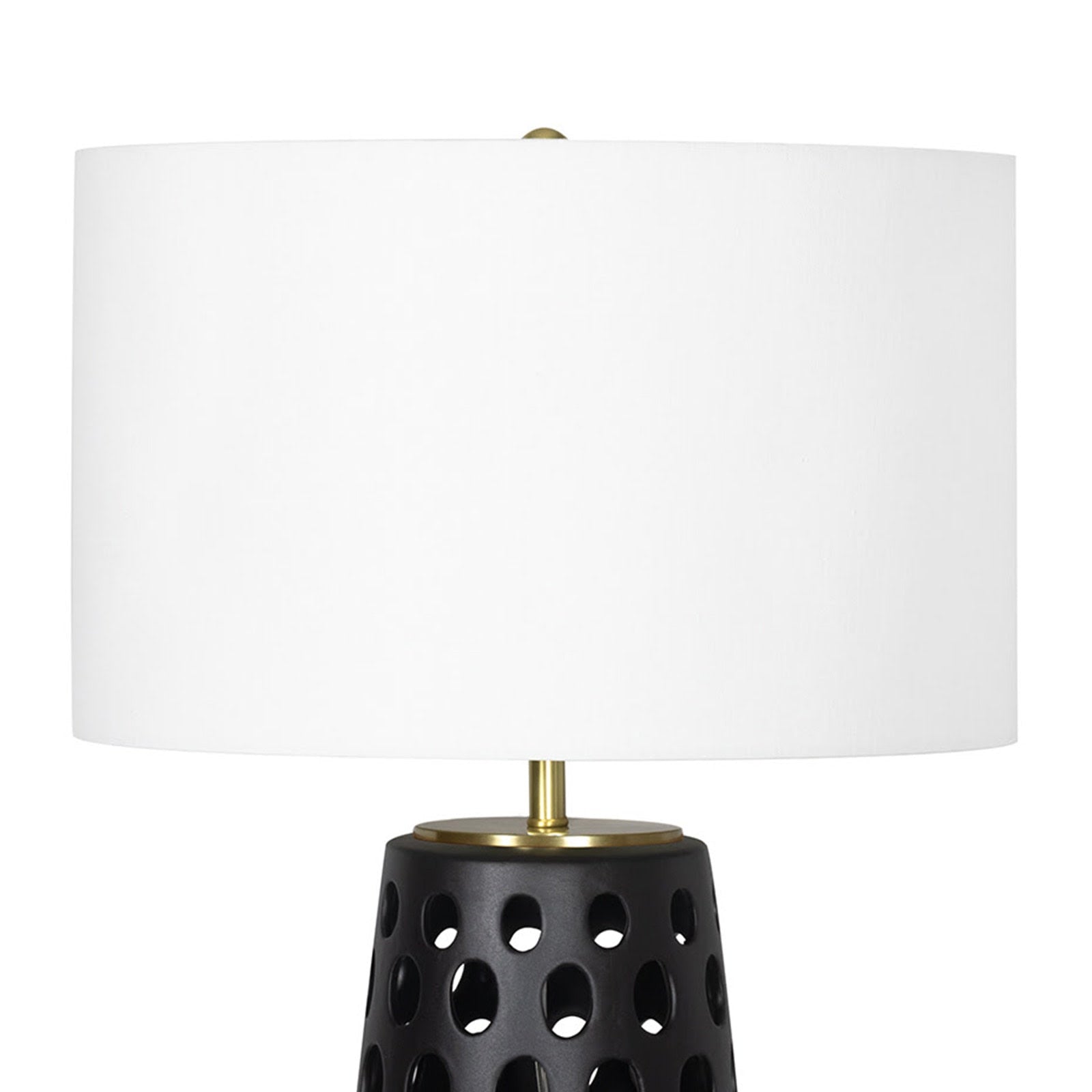 Kelvin Ceramic Table Lamp | Black