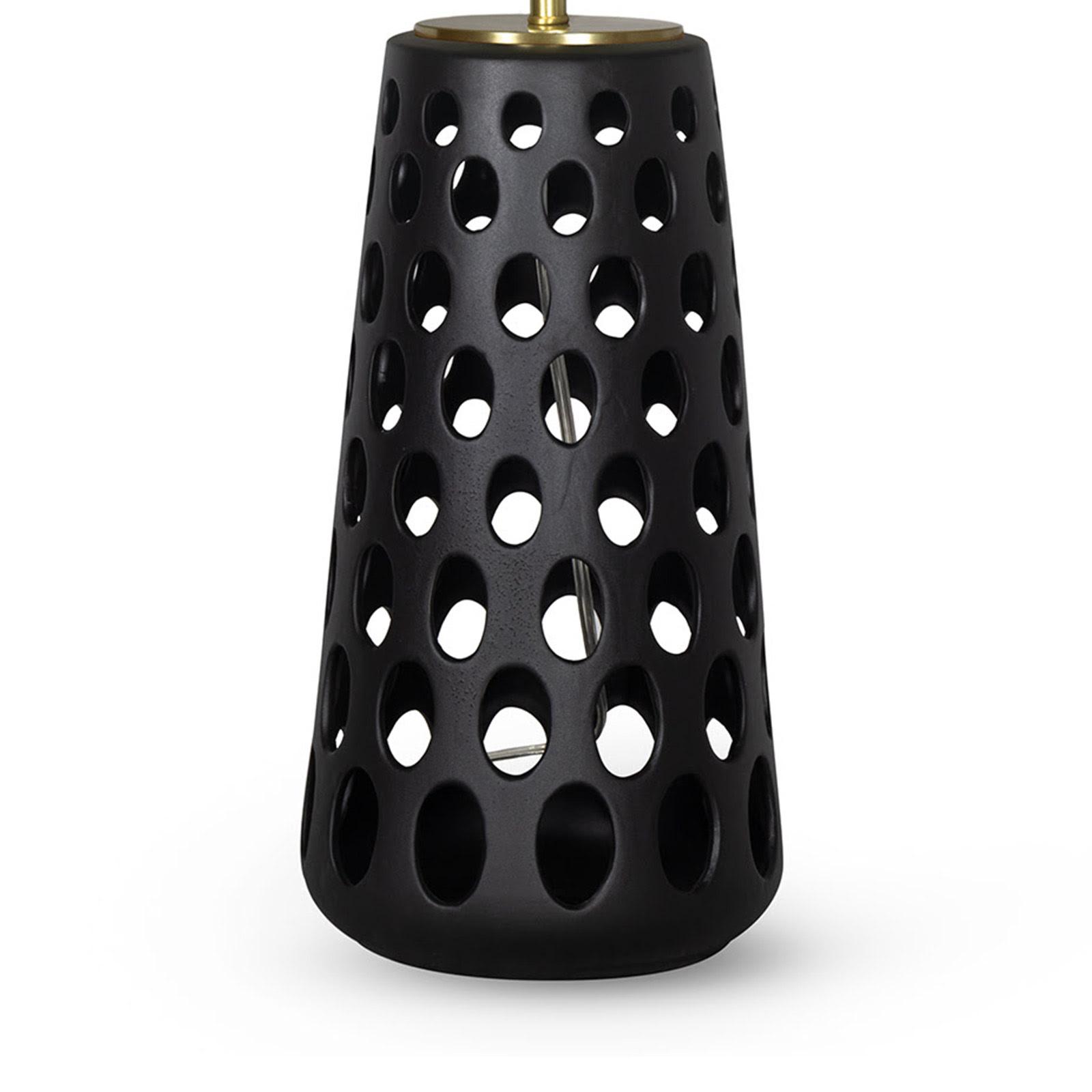 Kelvin Ceramic Table Lamp | Black