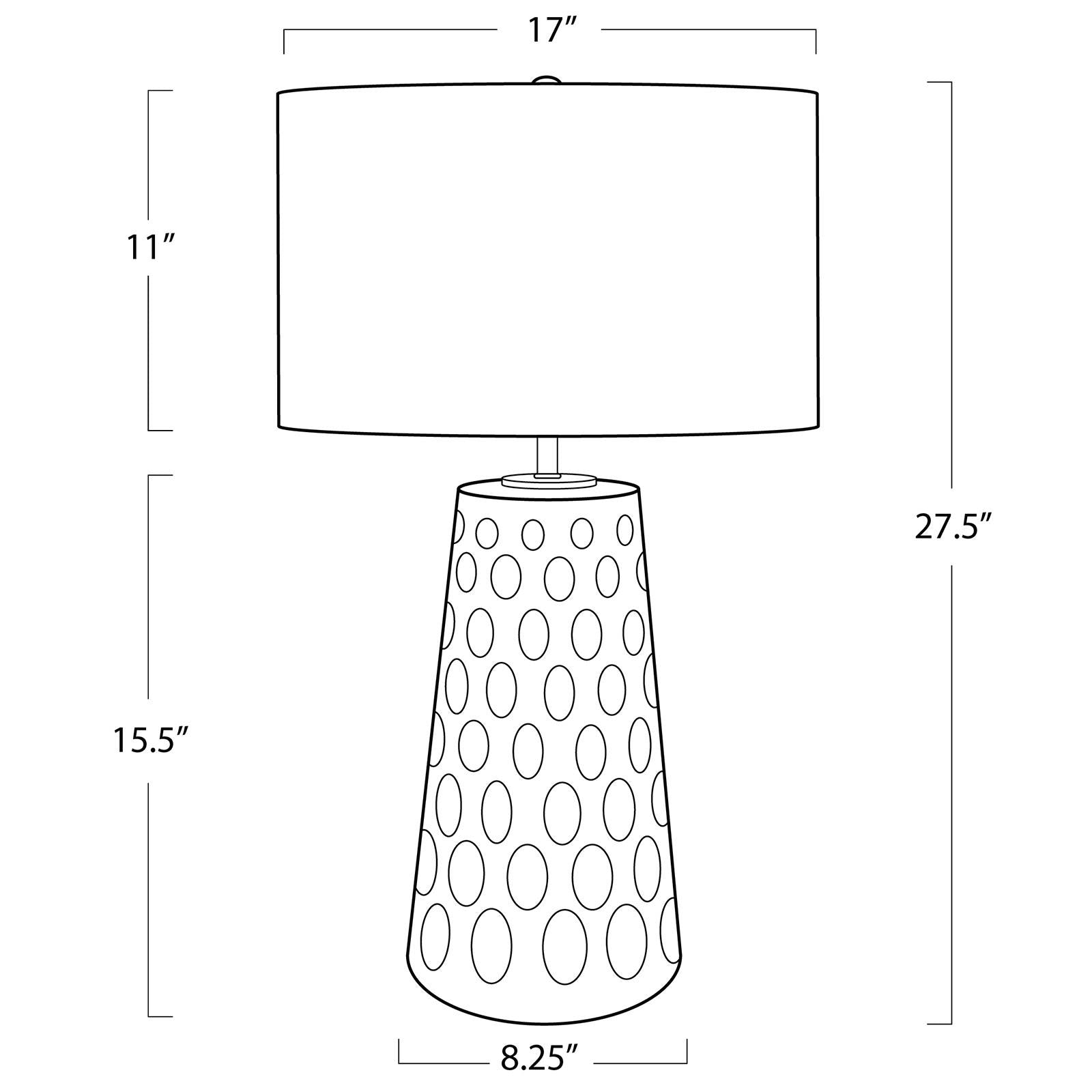 Kelvin Ceramic Table Lamp | Terra Cotta