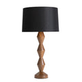 Crew Walnut Buffet Lamp | Black Shade