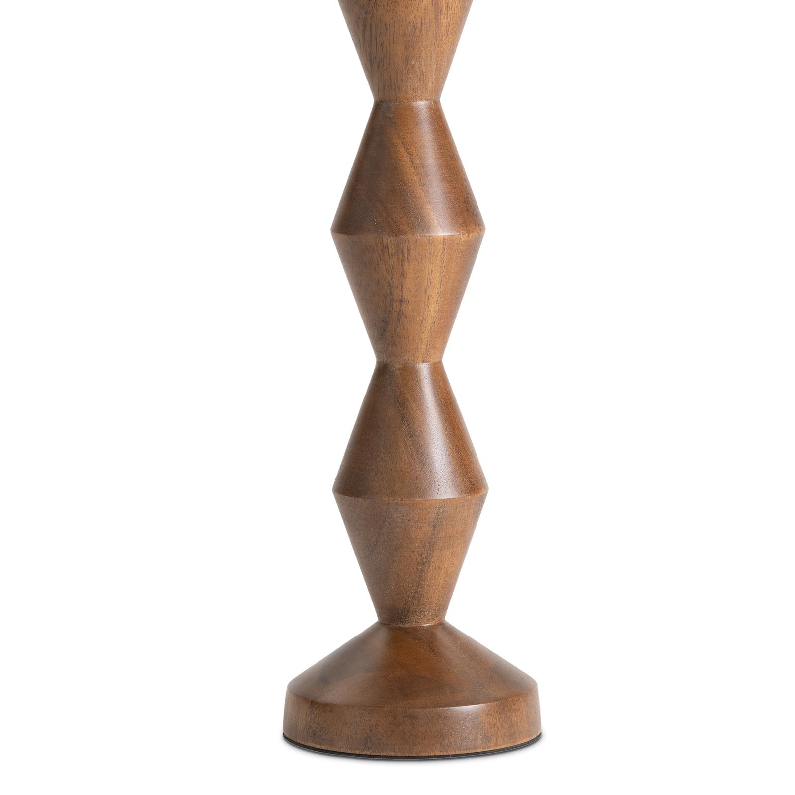 Crew Walnut Buffet Lamp | Black Shade