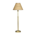 Polly Buffet Lamp | Natural Brass | Rattan Shade