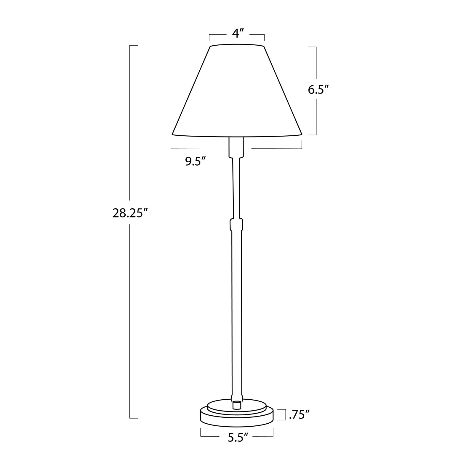 Polly Buffet Lamp | Natural Brass | Rattan Shade
