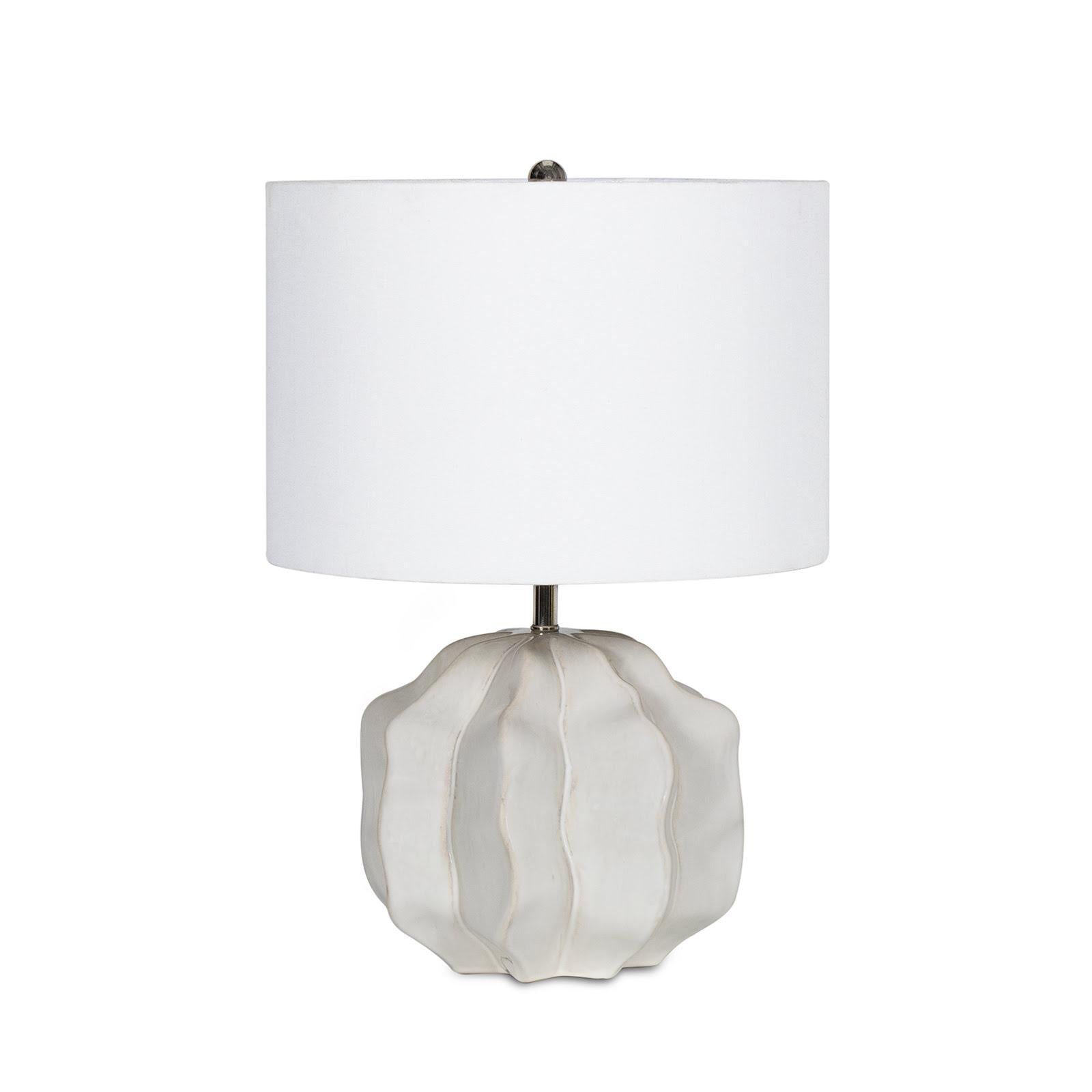 Destin Ceramic Mini Lamp | Ivory