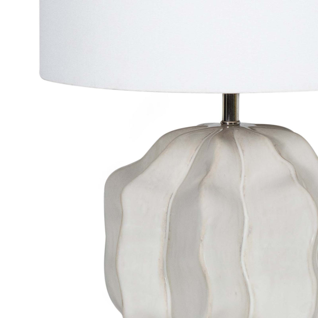 Destin Ceramic Mini Lamp | Ivory