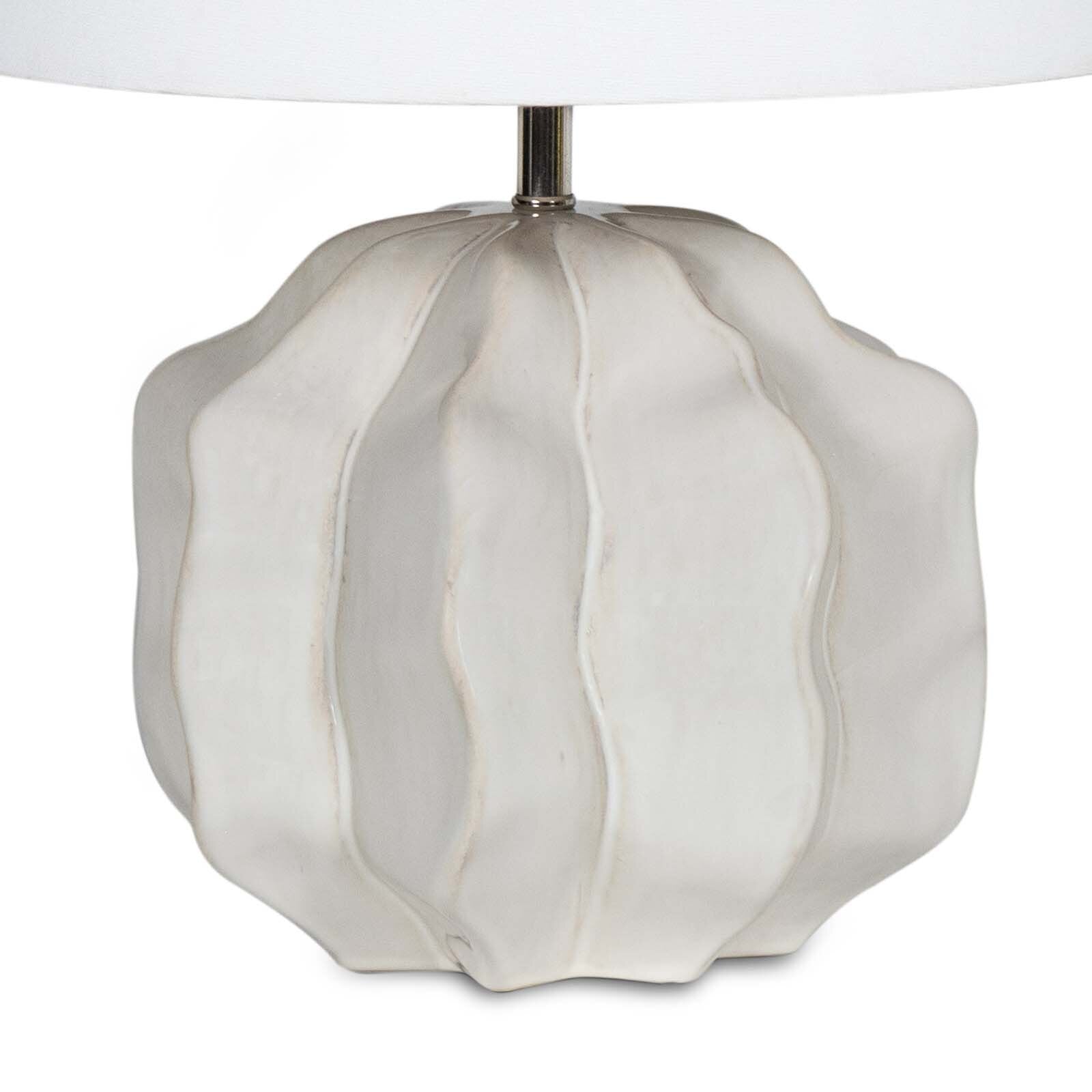 Destin Ceramic Mini Lamp | Ivory