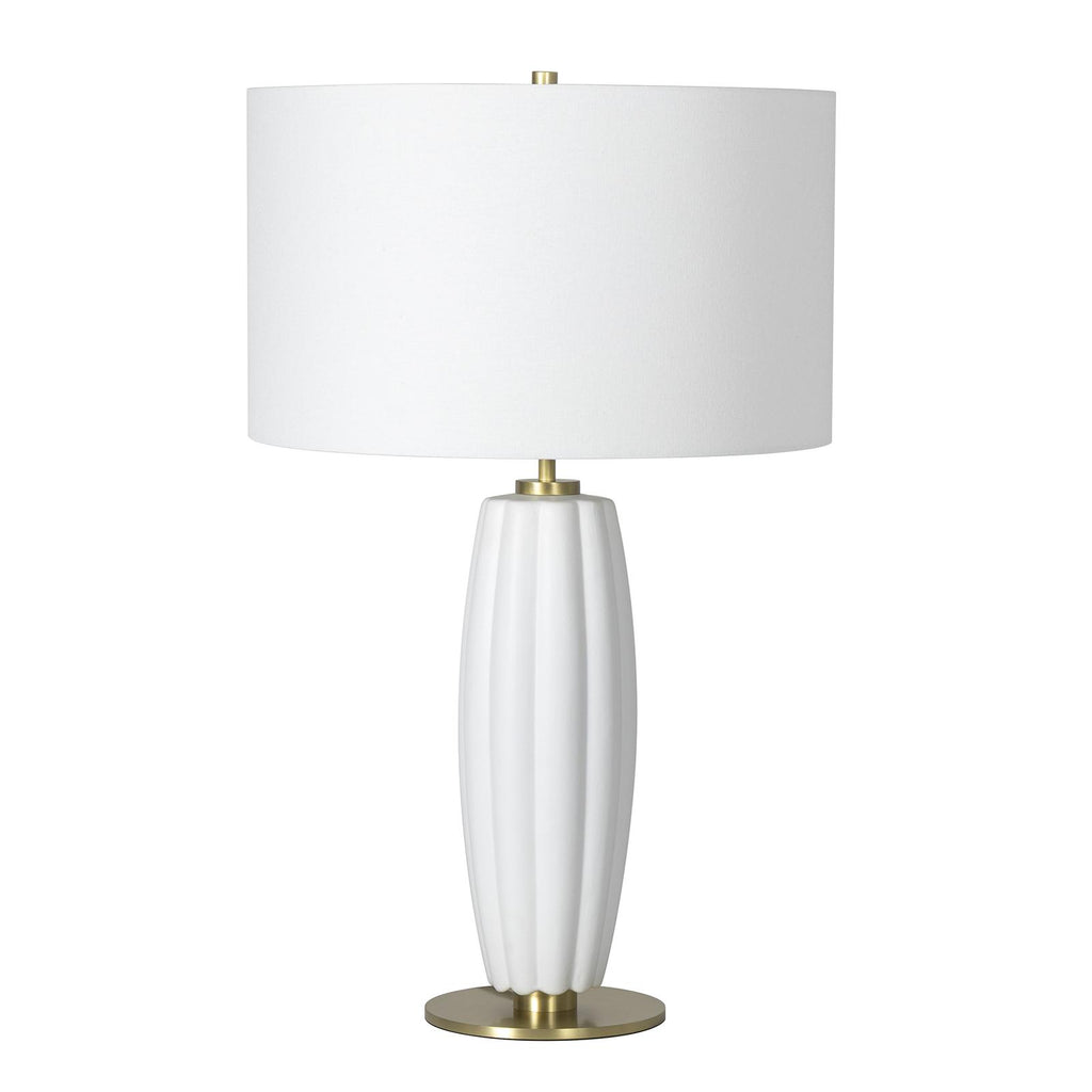 Crocus Ceramic Table Lamp | White