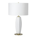 Crocus Ceramic Table Lamp | White
