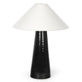 Koda Ceramic Table Lamp | Black