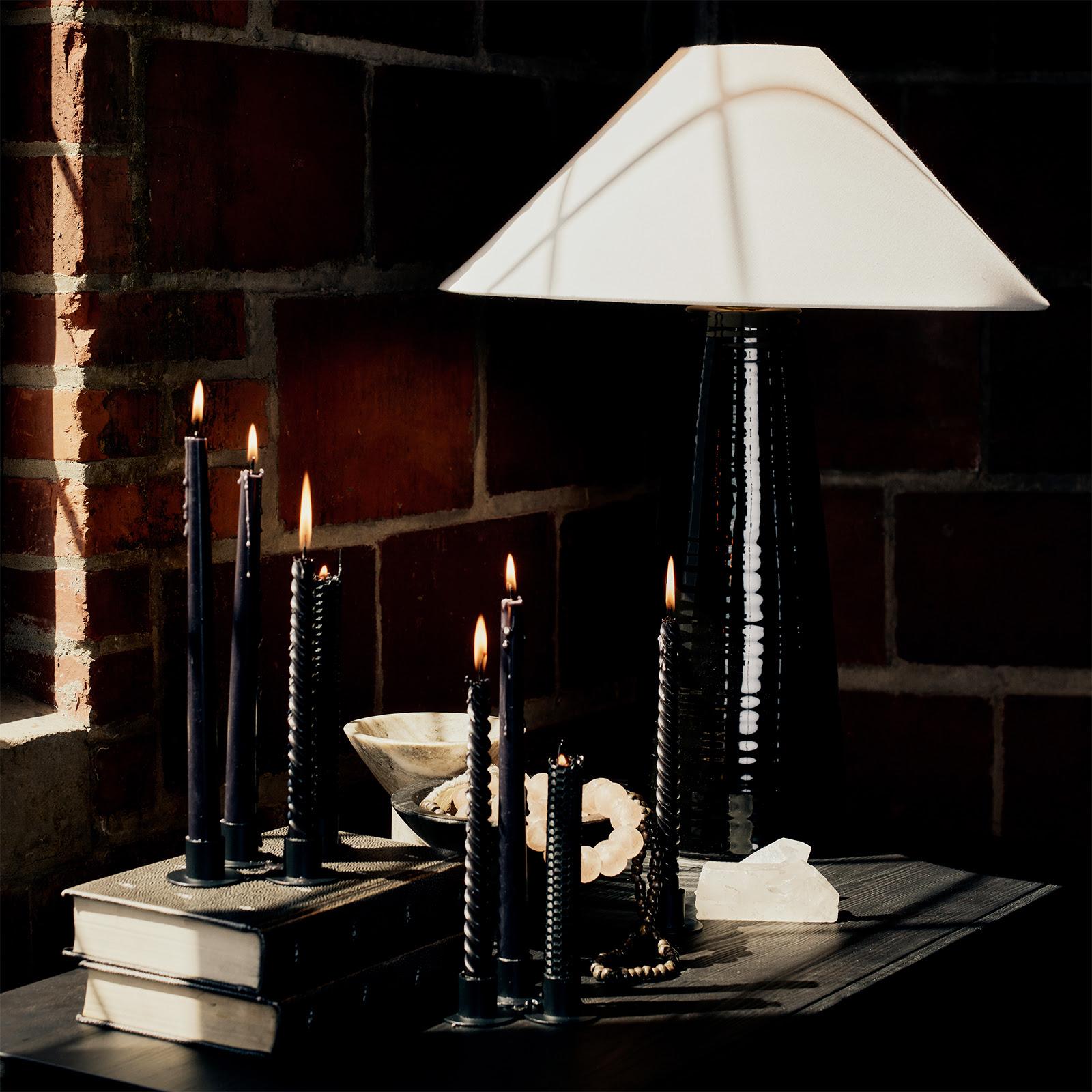 Koda Ceramic Table Lamp | Black