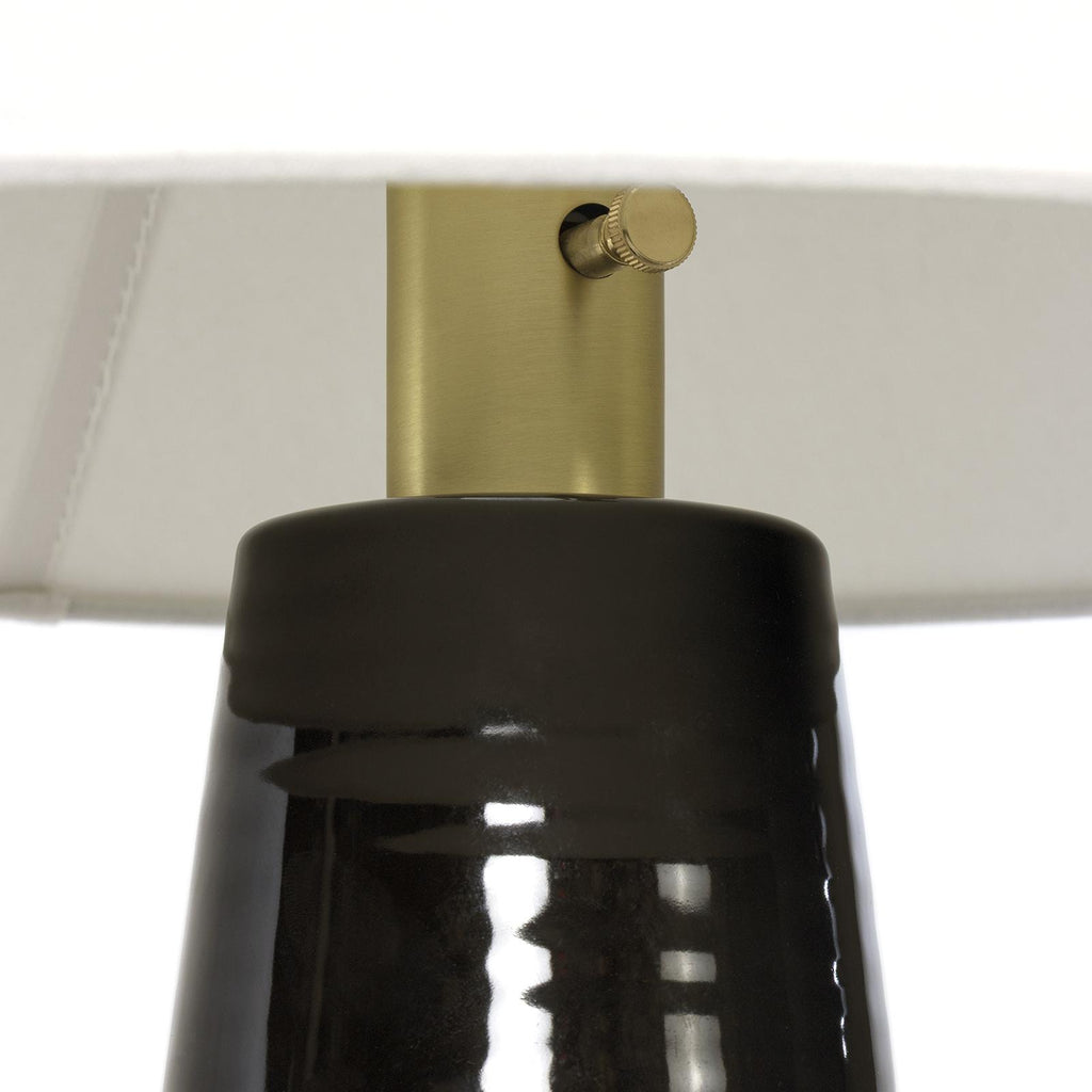 Koda Ceramic Table Lamp | Black