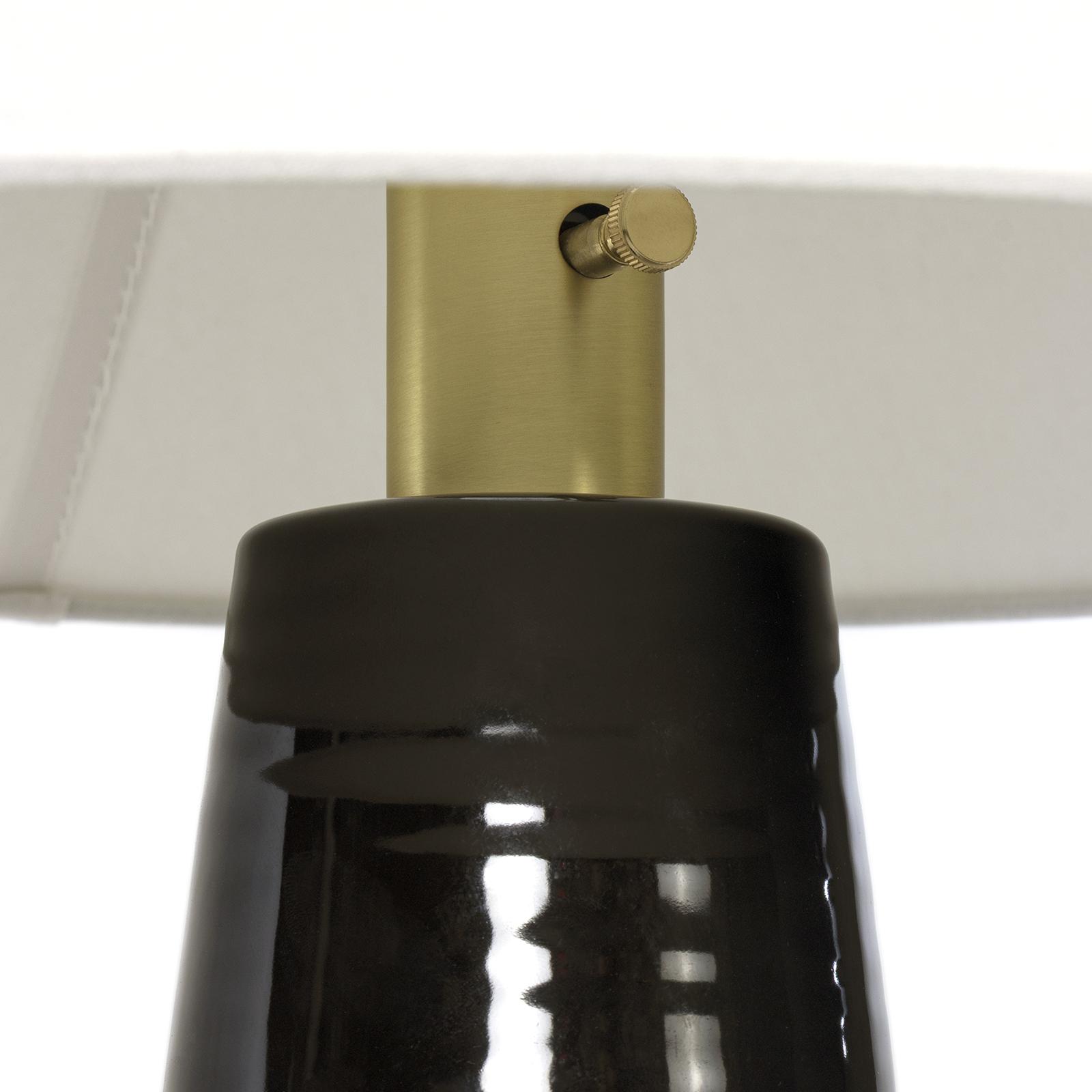 Koda Ceramic Table Lamp | Black