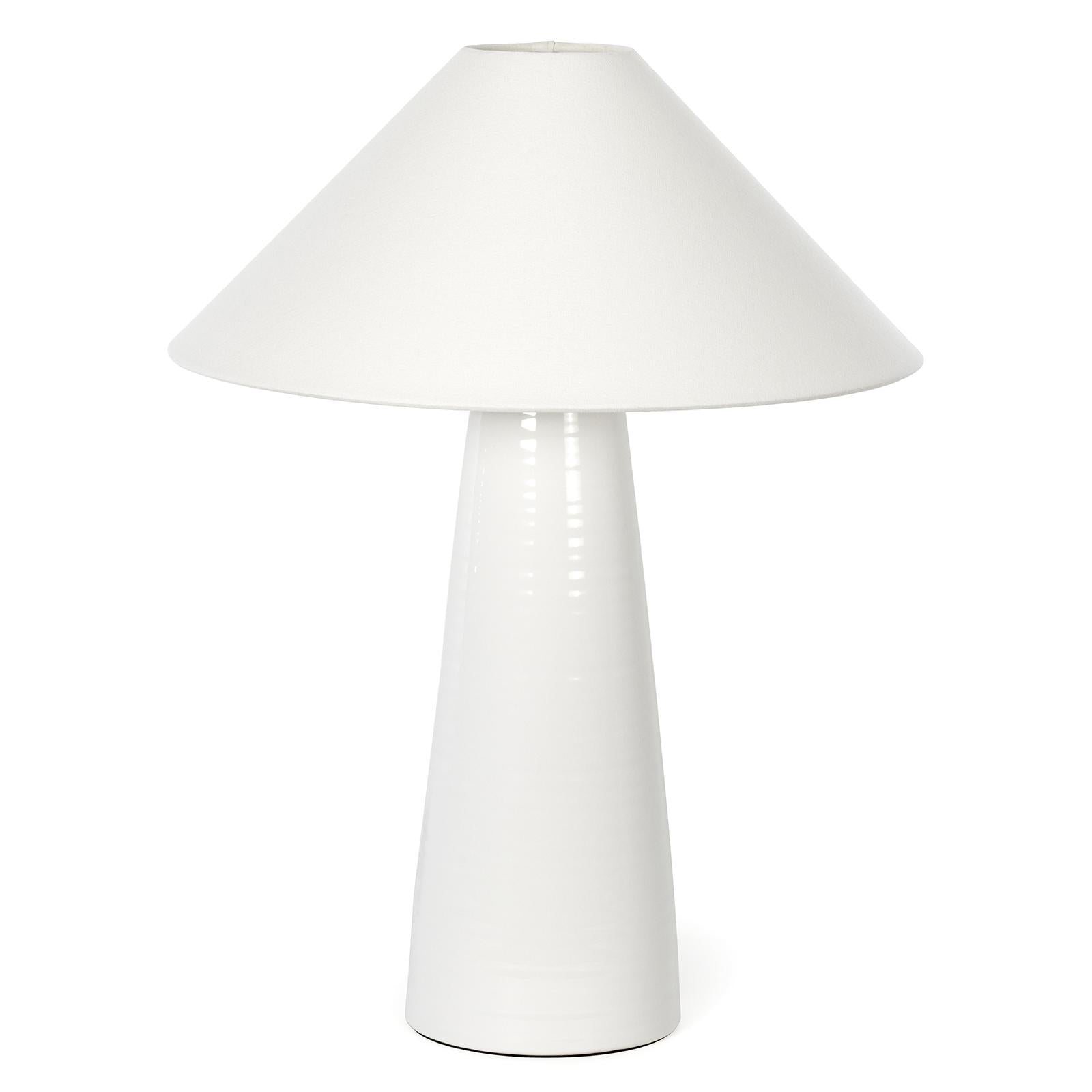 Koda Ceramic Table Lamp | White