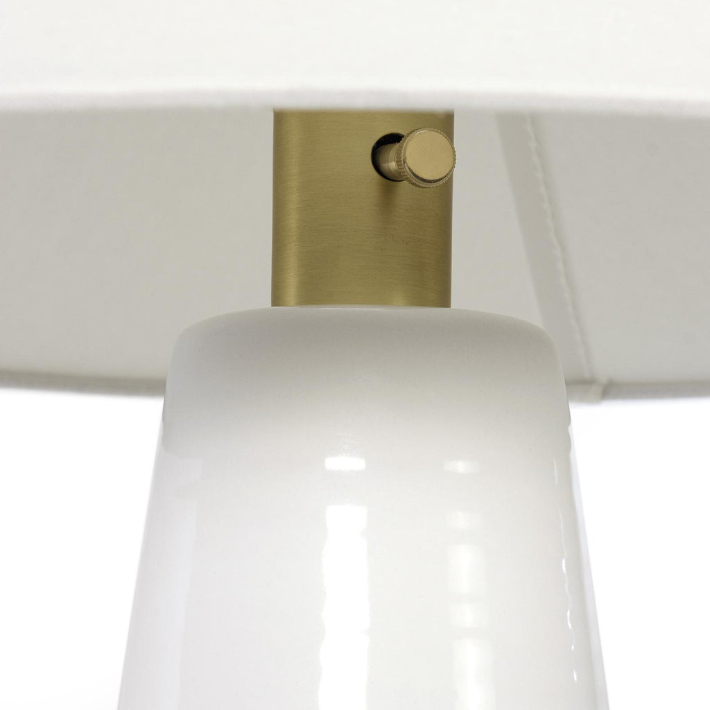 Koda Ceramic Table Lamp | White