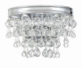 Calypso 10.75'' Crystal Teardrop Polished Chrome Sconce
