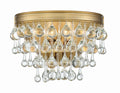 Calypso 10.75'' Crystal Teardrop Vibrant Gold Sconce