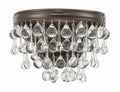 Calypso 10.75'' Crystal Teardrop Vibrant Bronze Sconce
