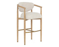 Sigrid Barstool - Light Oak - Monument Oatmeal
