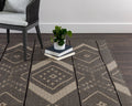 Asana Hand-Woven Rug - Black / Tan - 9' X 12'
