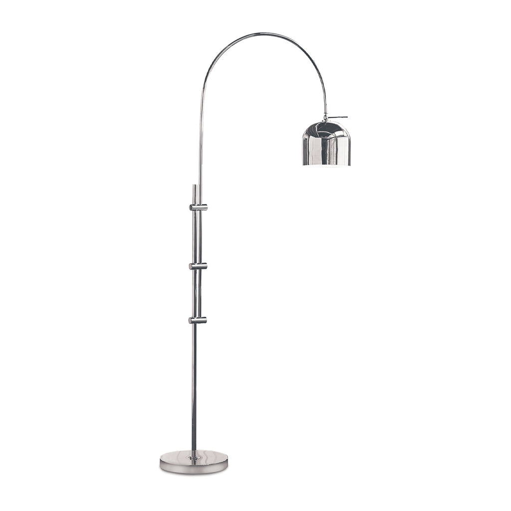 Arc Floor Lamp | Metal Shade | Polished Nickel