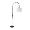 Arc Floor Lamp | Fabric Shade | Oil Rubbed Bronze