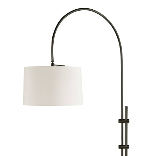Arc Floor Lamp | Fabric Shade | Oil Rubbed Bronze