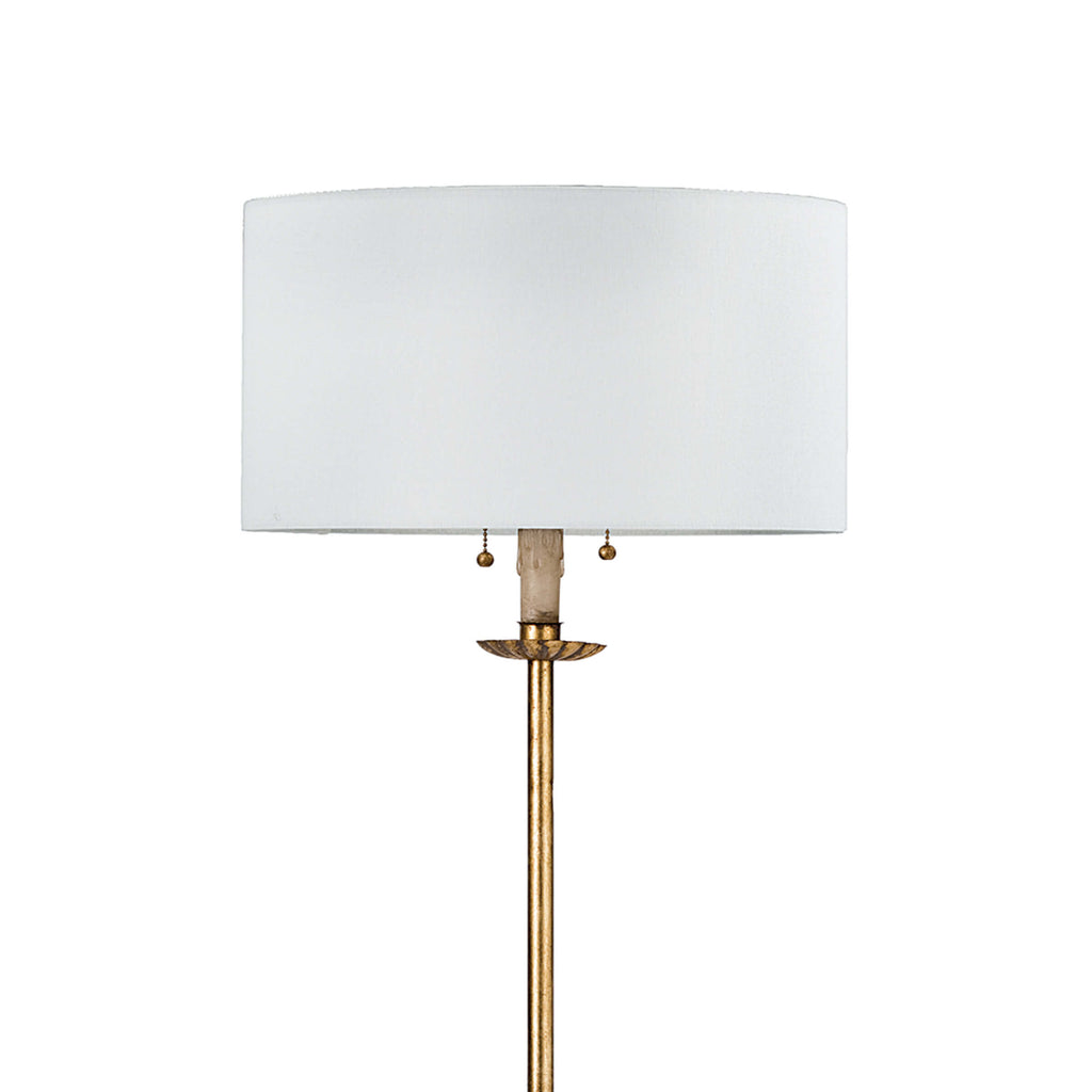 Clove Stem Floor Lamp | Antique Gold Leaf