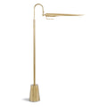 Raven Floor Lamp | Natural Brass