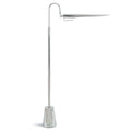 Raven Floor Lamp | Polished Nickel