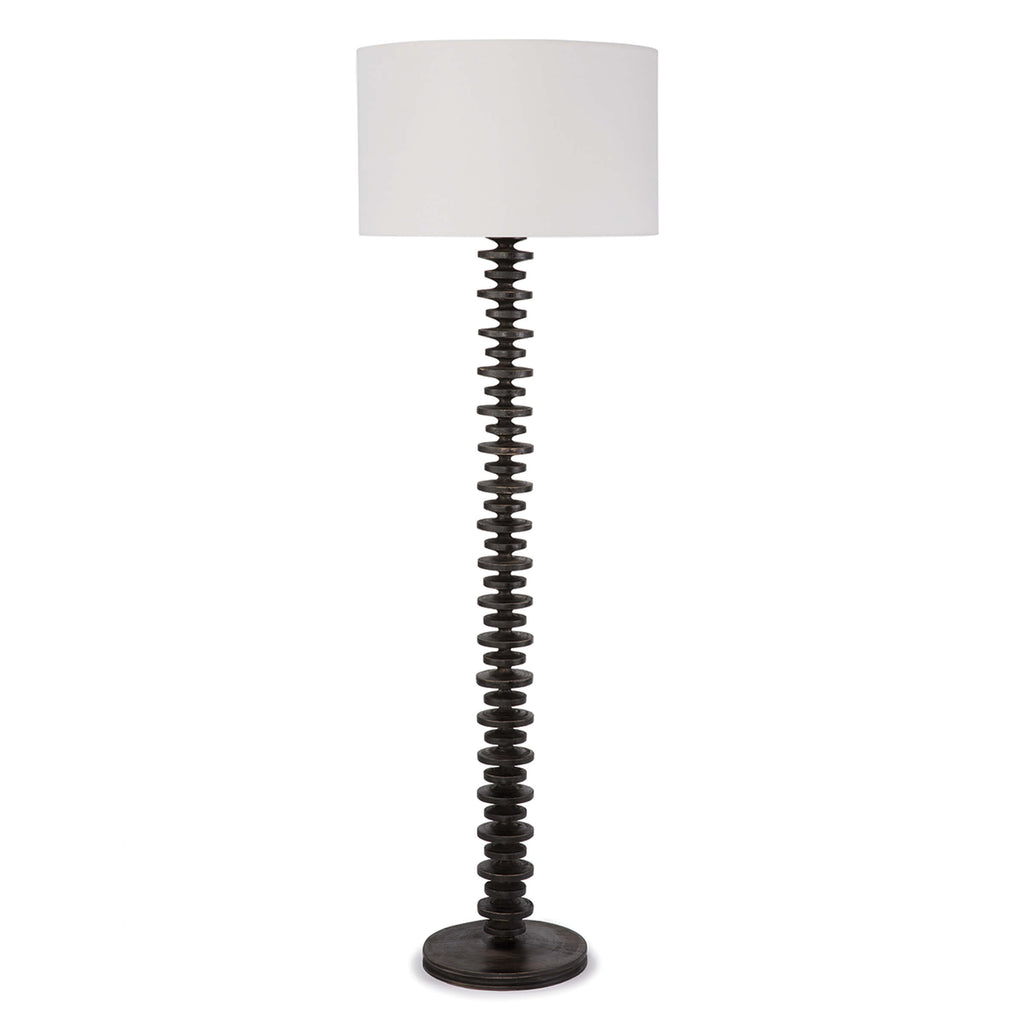 Fishbone Floor Lamp | Ebony