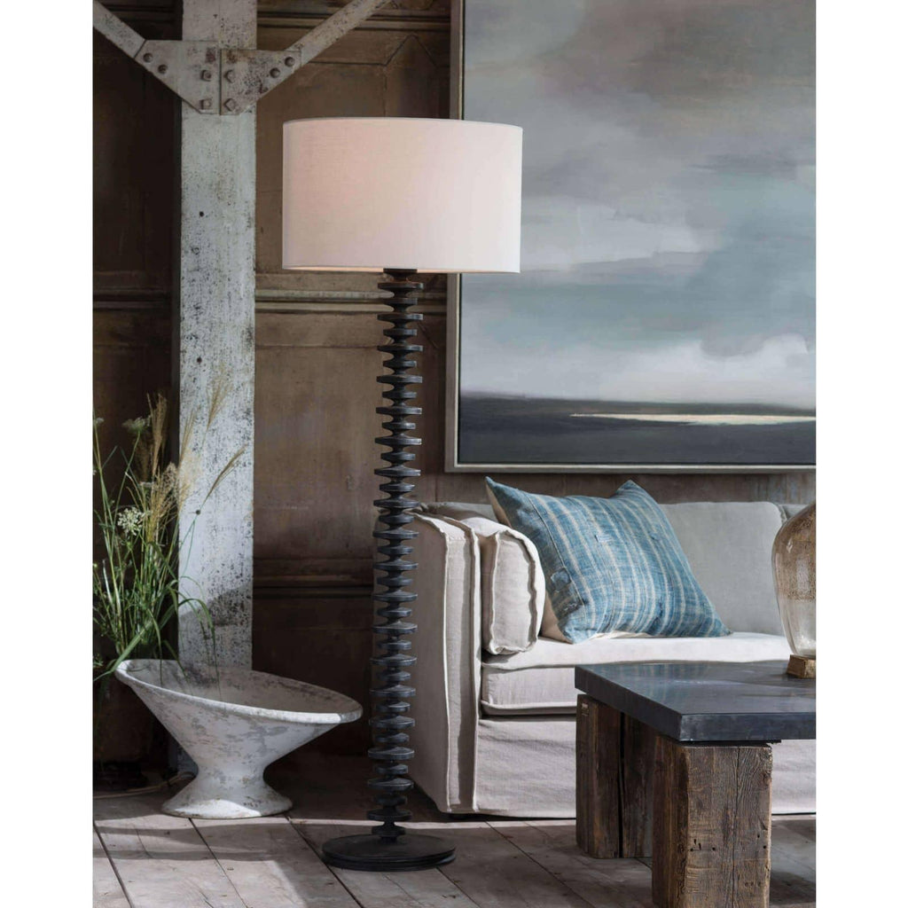 Fishbone Floor Lamp | Ebony