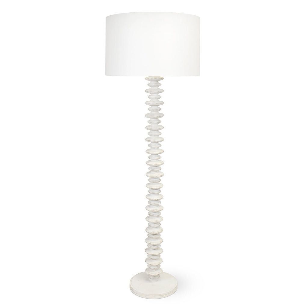 Fishbone Floor Lamp | White