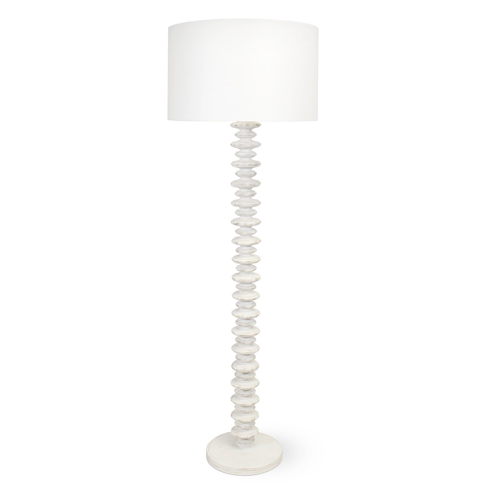 Fishbone Floor Lamp | White