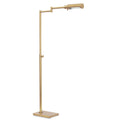 Noble Floor Task Reading Lamp | Natural Brass