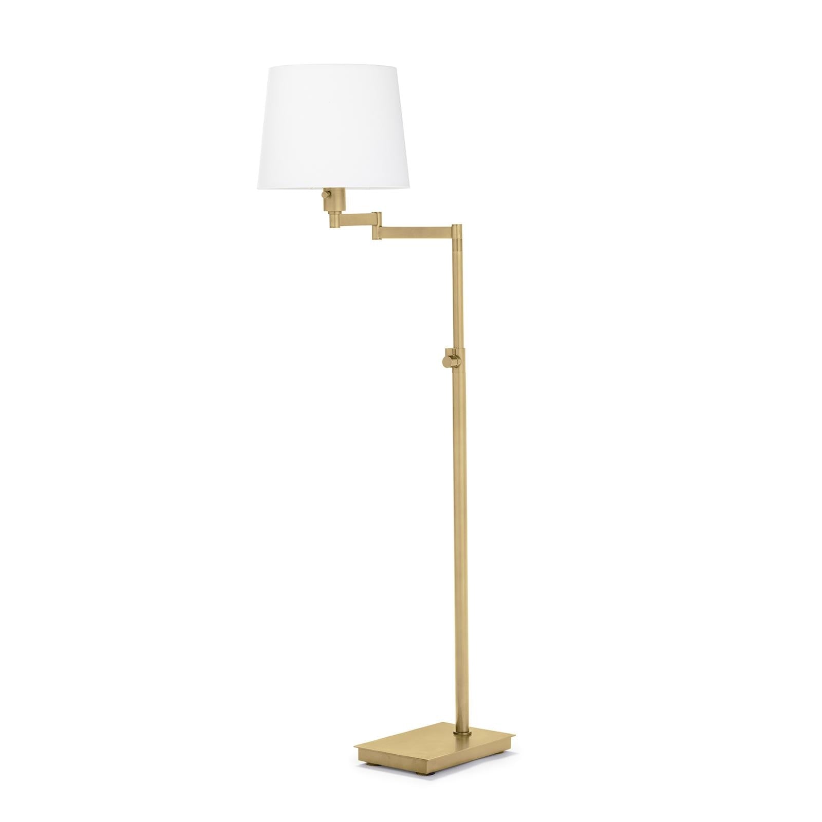 Virtue Floor Lamp | Natural Brass