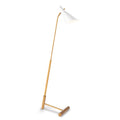 Spyder Floor Lamp Spyder Floor Lamp | White and Natural Brass
