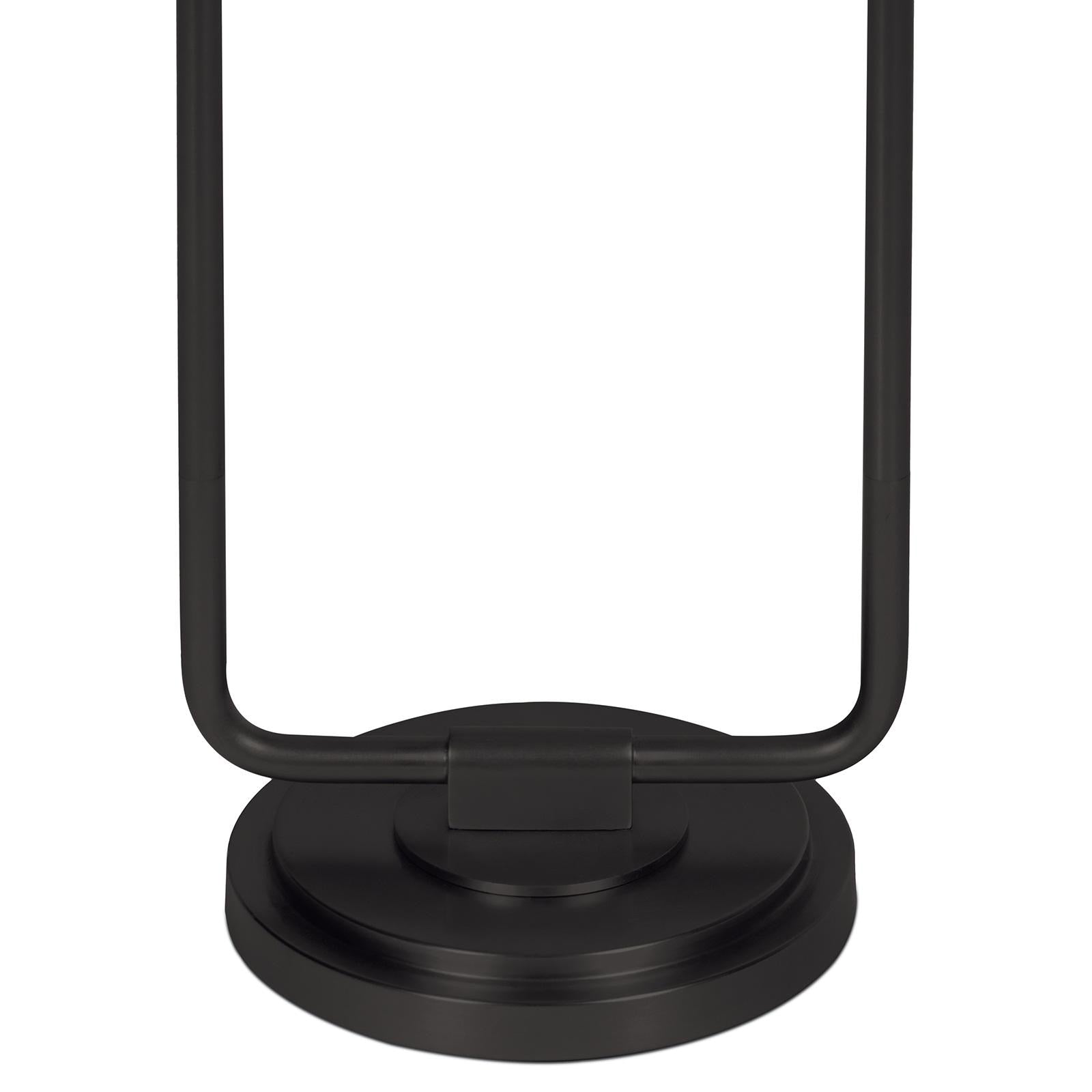 Polly Floor Lamp | Blackened Brass | Green Scalloped Shade