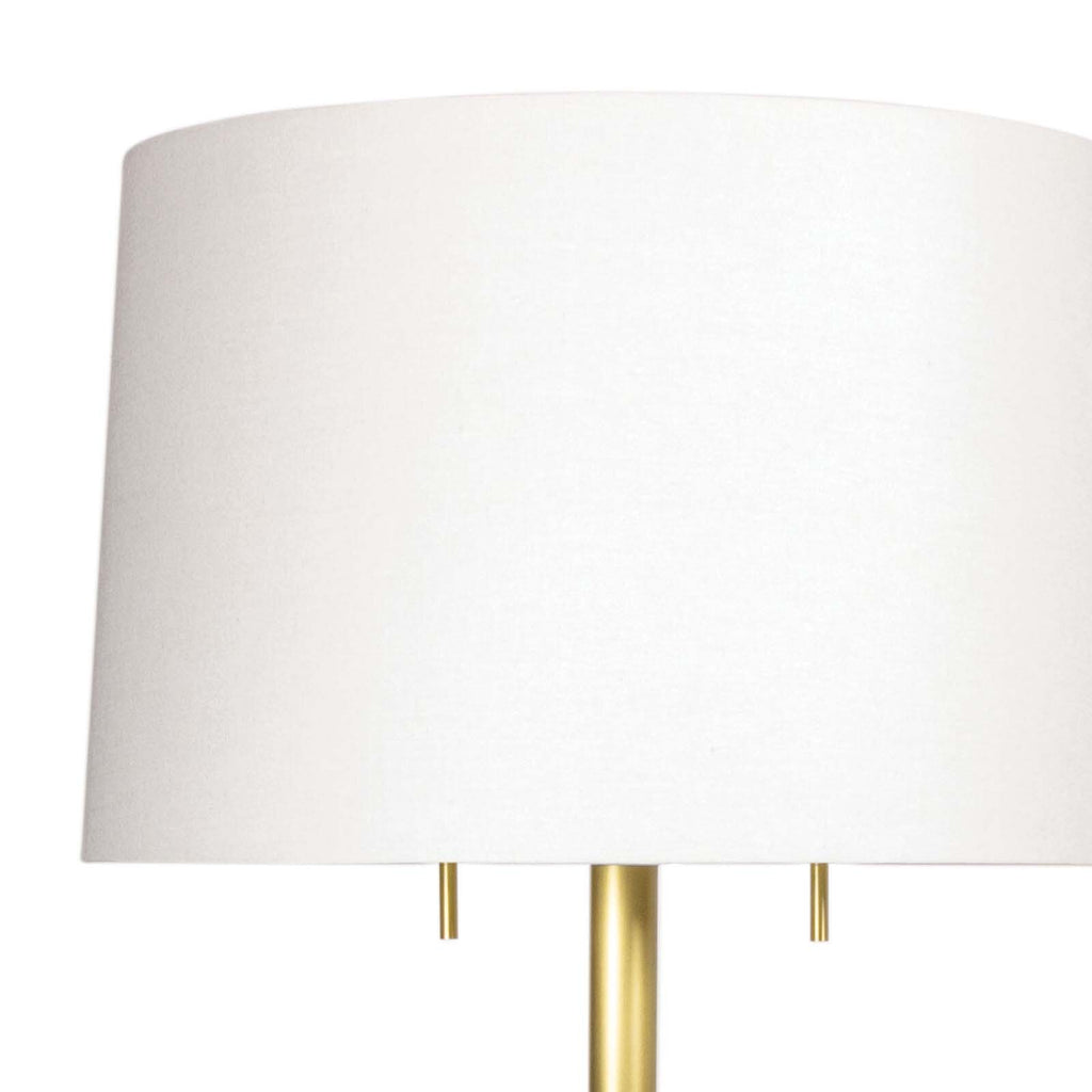 Logan Floor Lamp | Natural Brass
