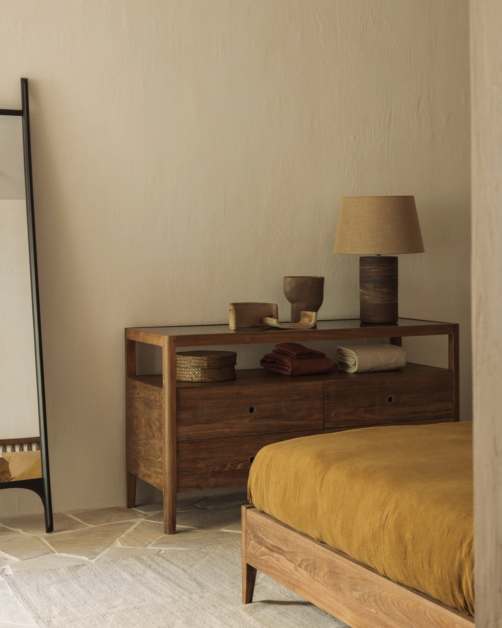 Spindle Dresser | Reclaimed Teak | 4 Drawers
