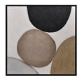 Rocky Road - 48" X 48" - Black Floater Frame