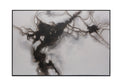 Smoke Screen - 72" X 48" - Black Floater Frame