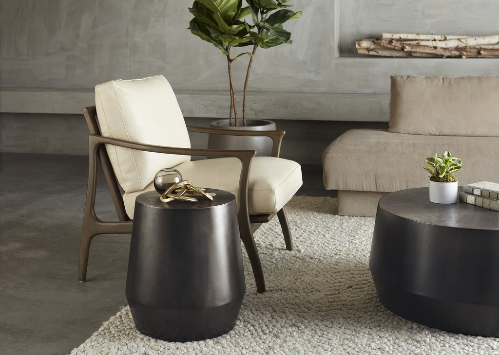 Creed End Table - Gunmetal