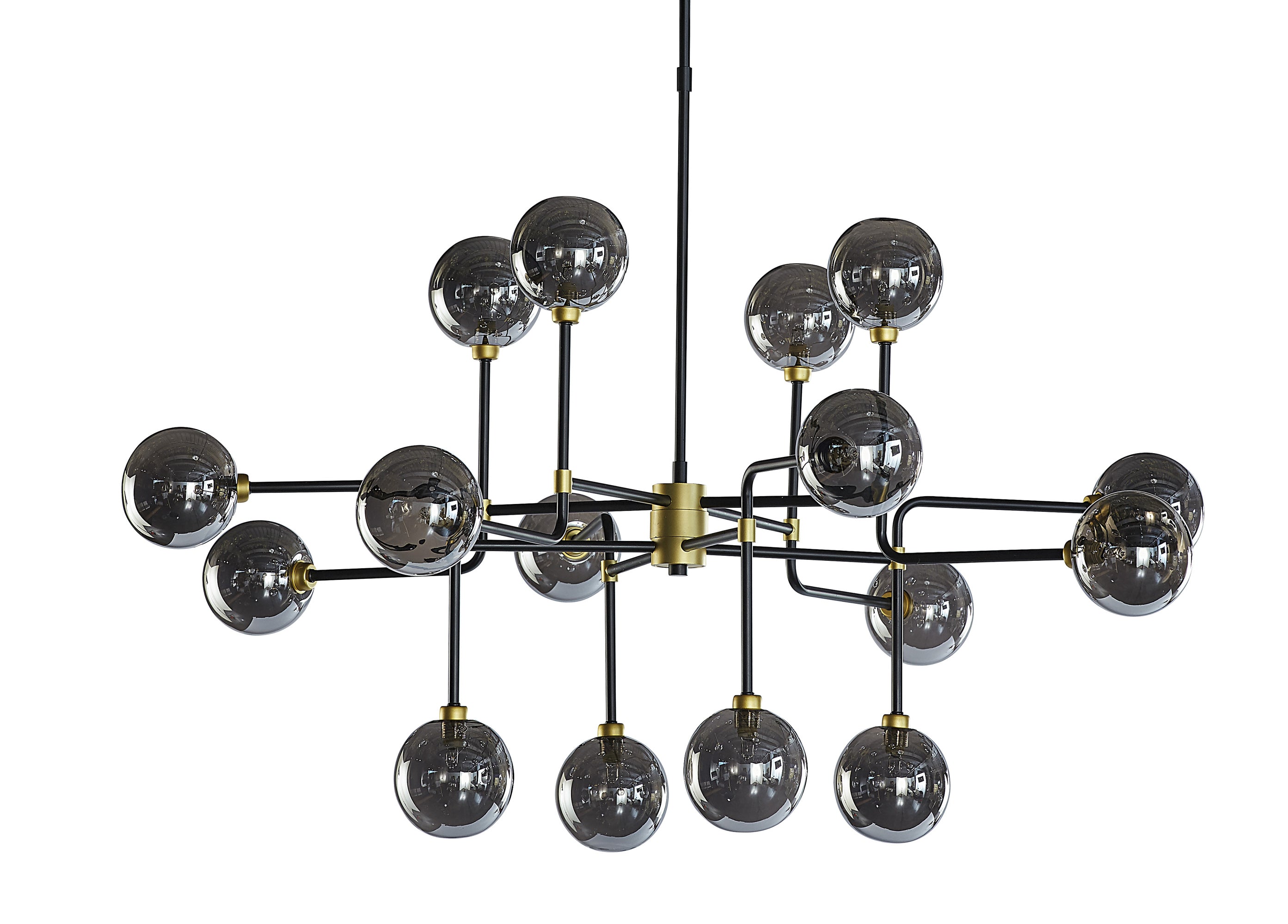 Deimos Chandelier - Large - Smoke Grey