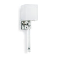 Crystal Tail Sconce | Polished Nickel