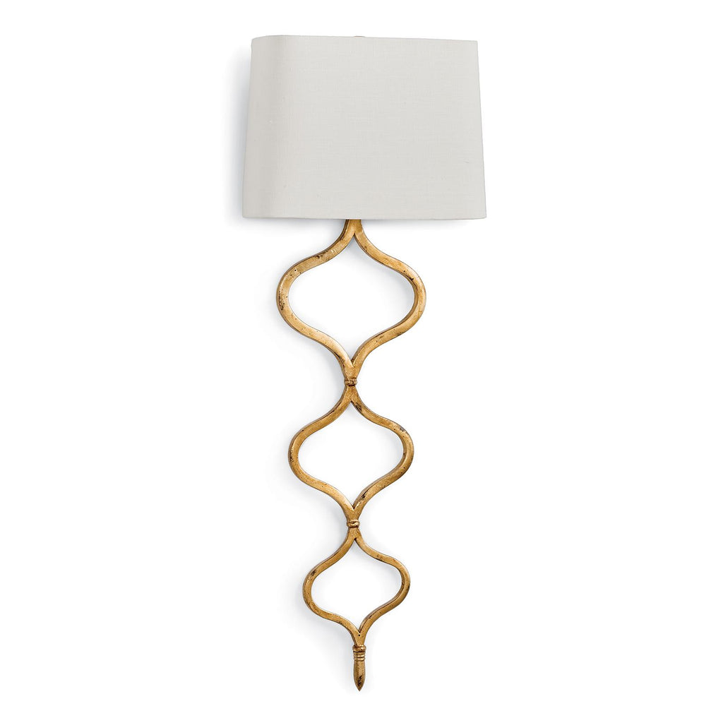 Sinuous Sconce | Gold Leaf