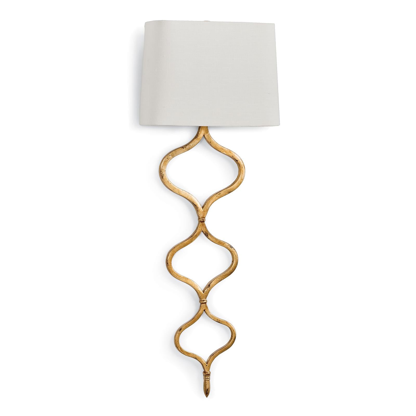 Sinuous Sconce | Gold Leaf