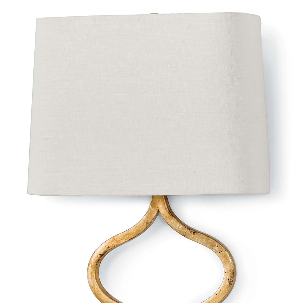 Sinuous Sconce | Gold Leaf