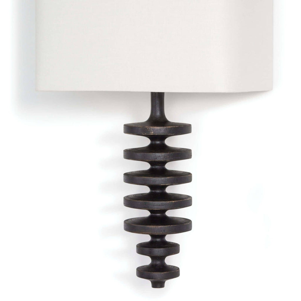Fishbone Sconce | Ebony